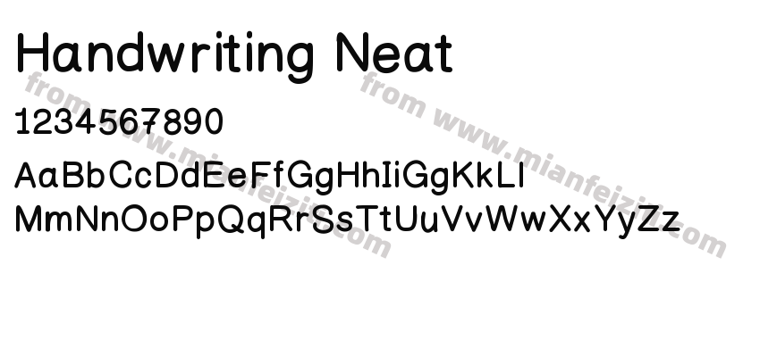 Handwriting Neat预览图2