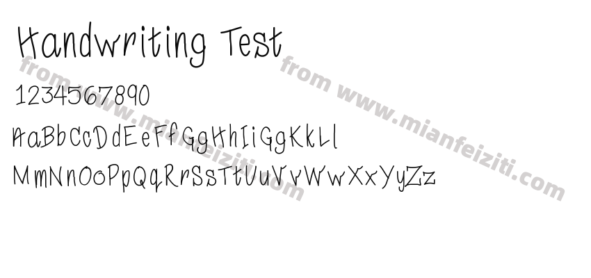Handwriting Test预览图2