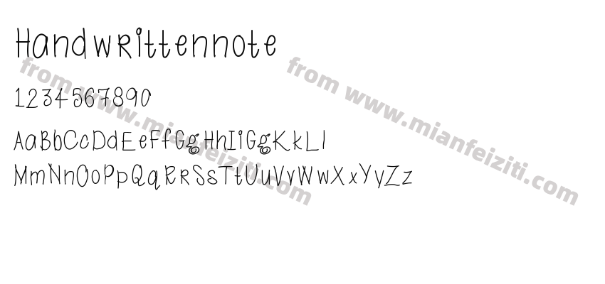 Handwrittennote预览图2