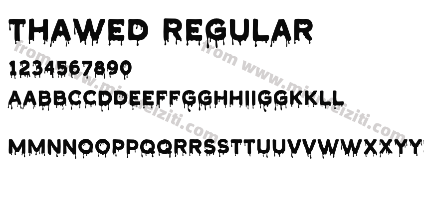 Thawed Regular预览图2