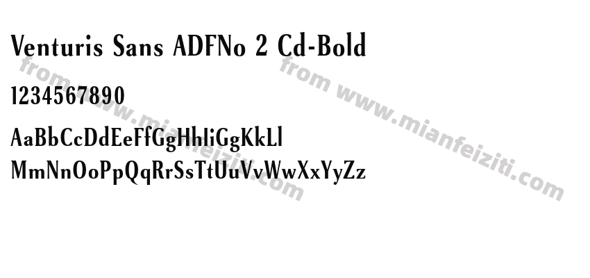 Venturis Sans ADFNo 2 Cd-Bold预览图2