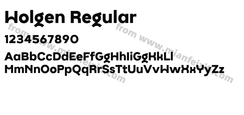 Wolgen Regular预览图2