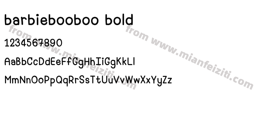 barbiebooboo bold预览图2