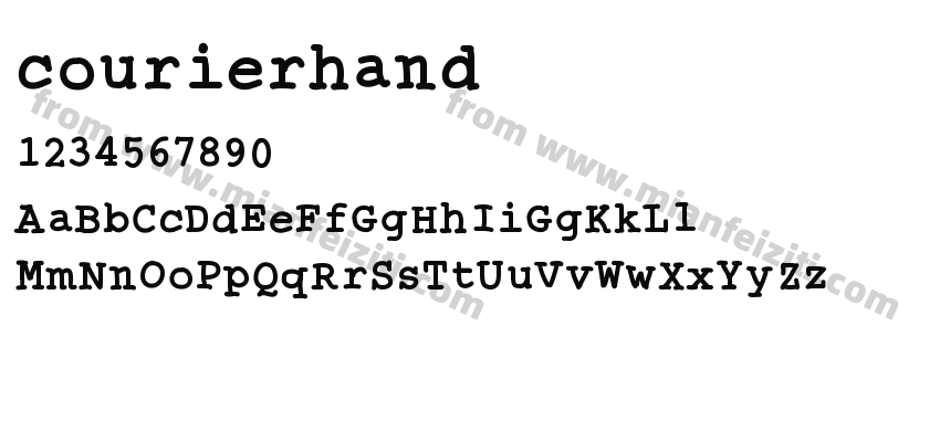 courierhand预览图2