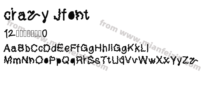 crazy Jfont预览图2
