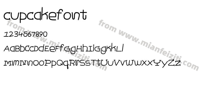 cupcakefont预览图2