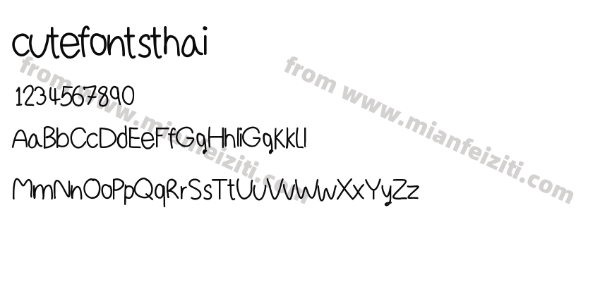 cutefontsthai预览图2