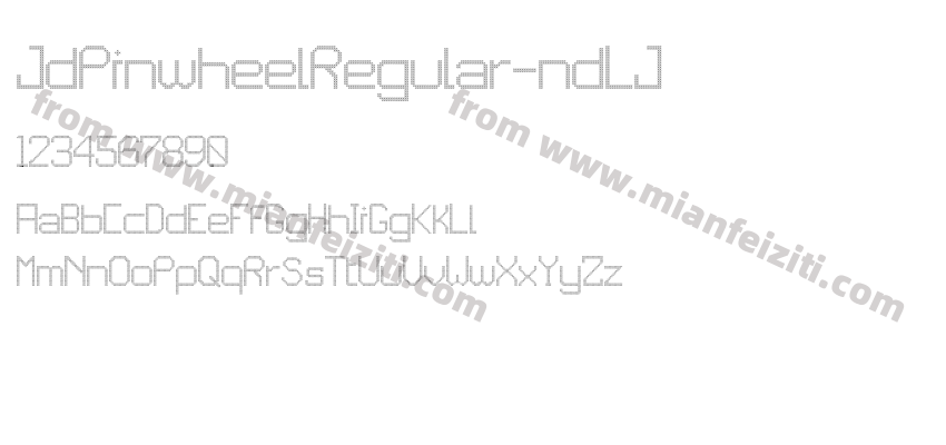 Jd Pinwheel Regular ndLJ预览图2