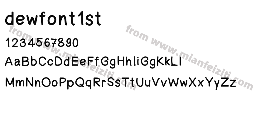 dewfont1st预览图2