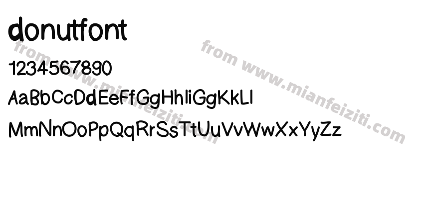 donutfont预览图2