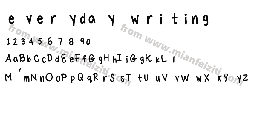 everyday writing预览图2