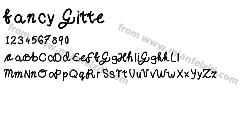 fancy Gitte预览图2