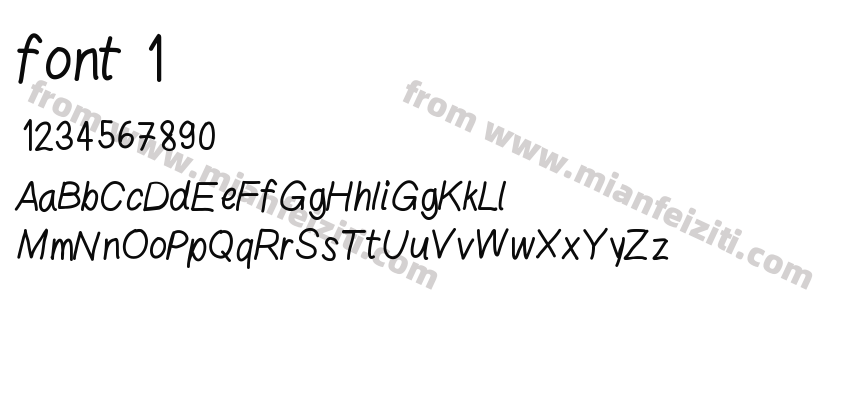 font 1预览图2