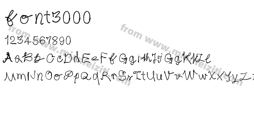 font3000预览图2