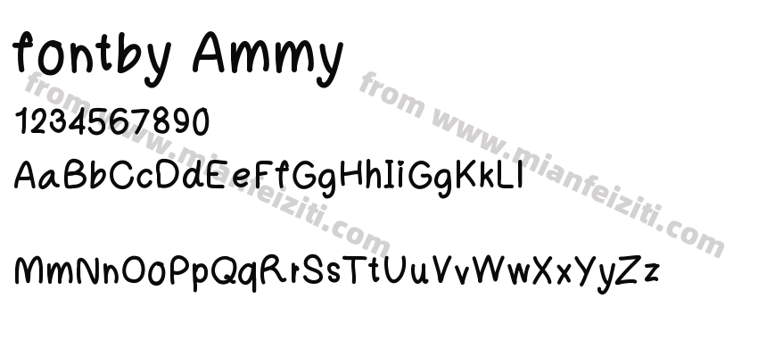 fontby Ammy预览图2