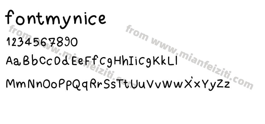 fontmynice预览图2