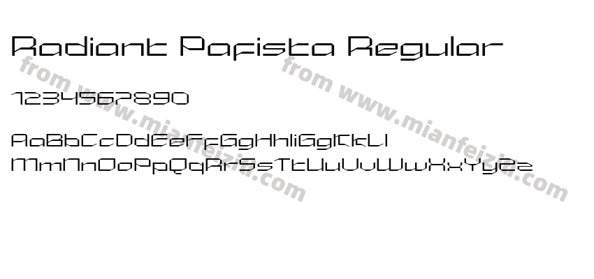 Radiant Pafista Regular预览图2