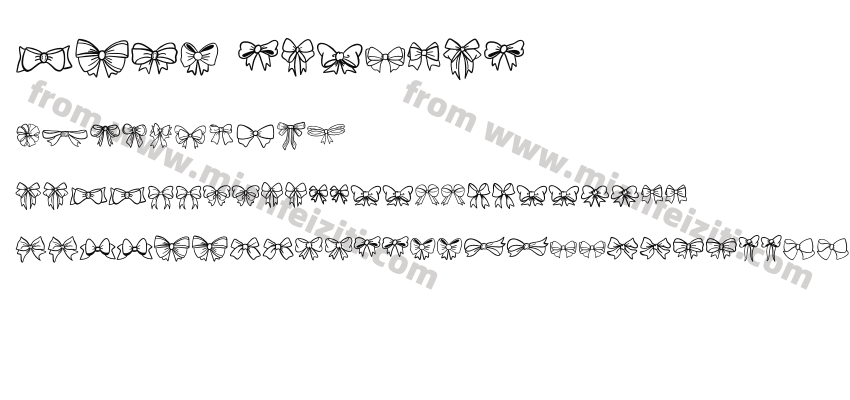 Bows Regular预览图2