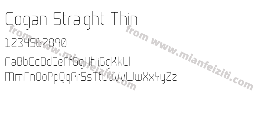 Cogan Straight Thin预览图2