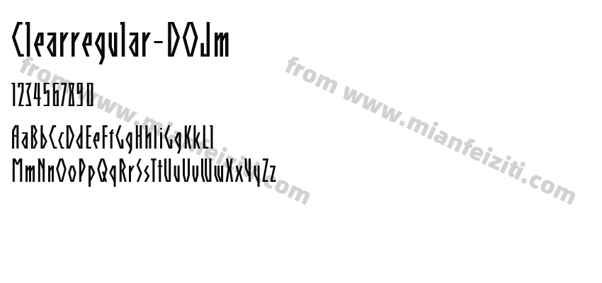 Clearregular DO Jm预览图2