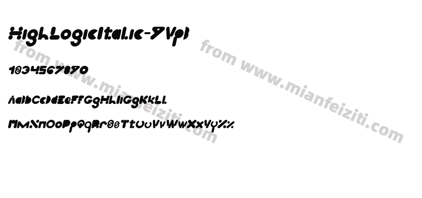 High Logic Italic 9 VpB预览图2