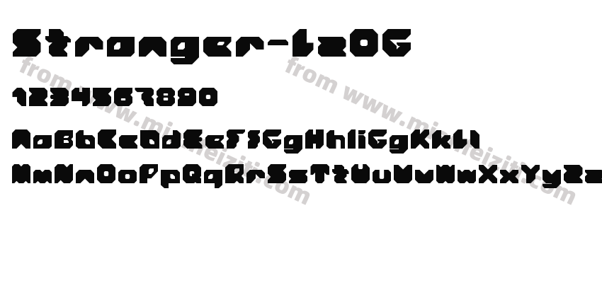 Stranger-LzOG字体预览