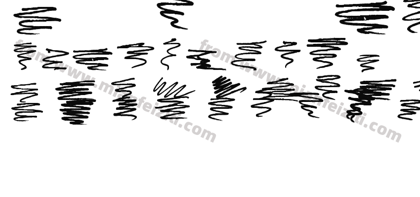 Marker Scribbles 3 Wm6预览图2