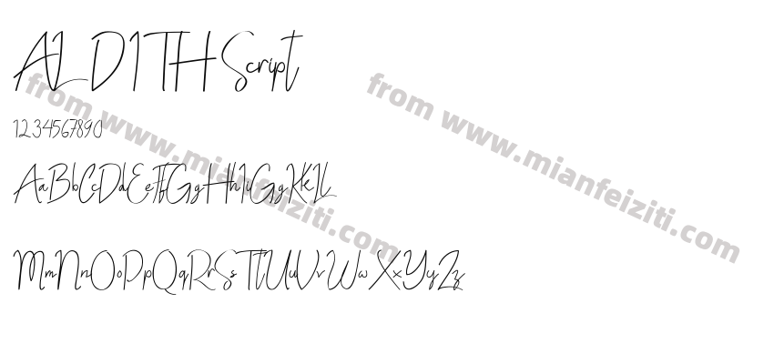 ALDITH Script预览图2