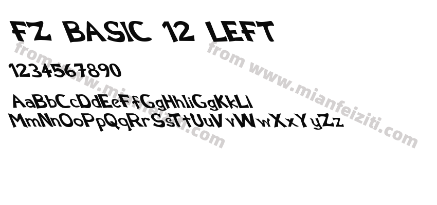 FZ BASIC 12 LEFTY预览图2