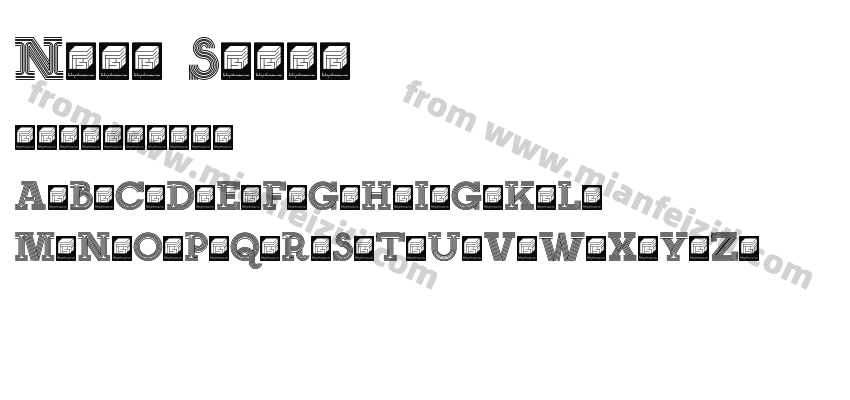 Neon Serif字体预览
