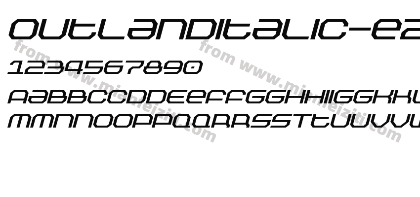 Outland Italic eZ5m3预览图2