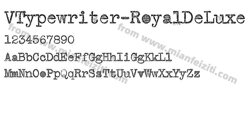 V Typewriter Royal De Luxe预览图2