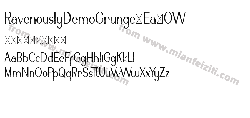 Ravenously Demo Grunge Ea9OW预览图2