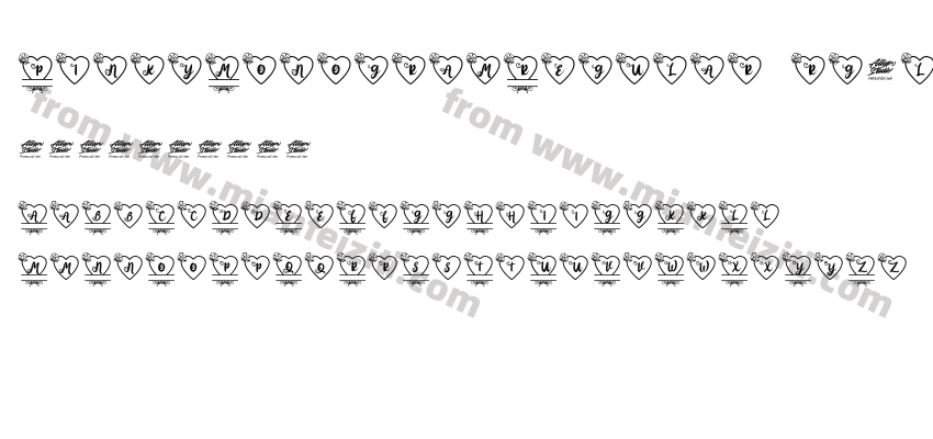 Pinky Monogram Regular rg5l8预览图2