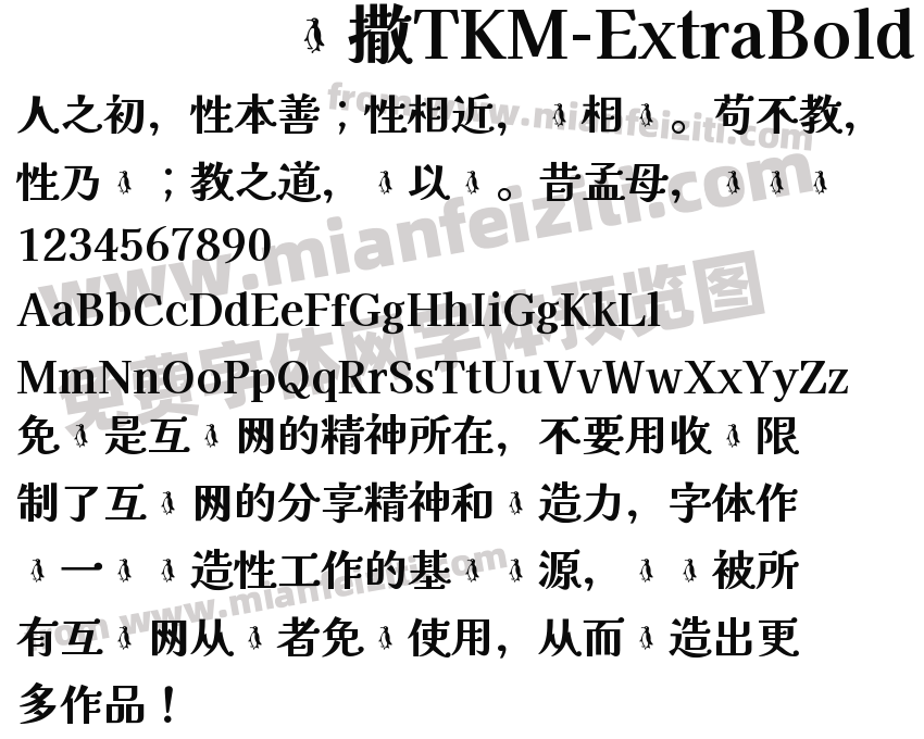 凯撒TKM-ExtraBold预览图2