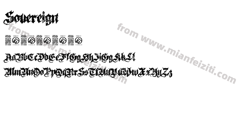 Sovereign Regular预览图2