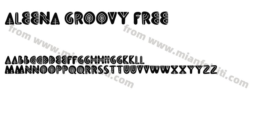 Aleena Groovy FREE字体预览