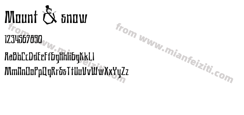 Mount & snow Regular预览图2