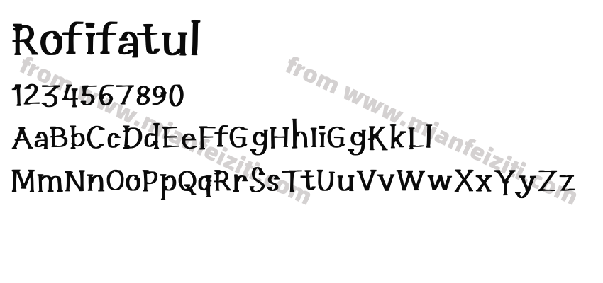 Rofifatul Regular预览图2