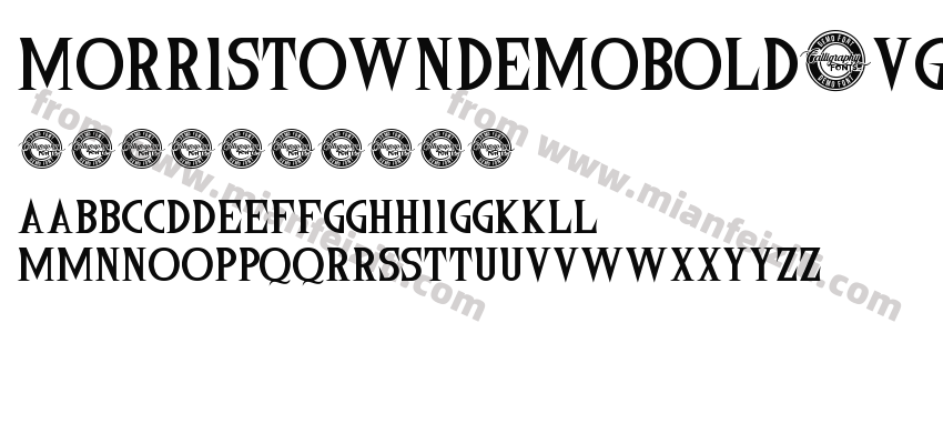 MorristownDemoBold-VGoJZ字体预览