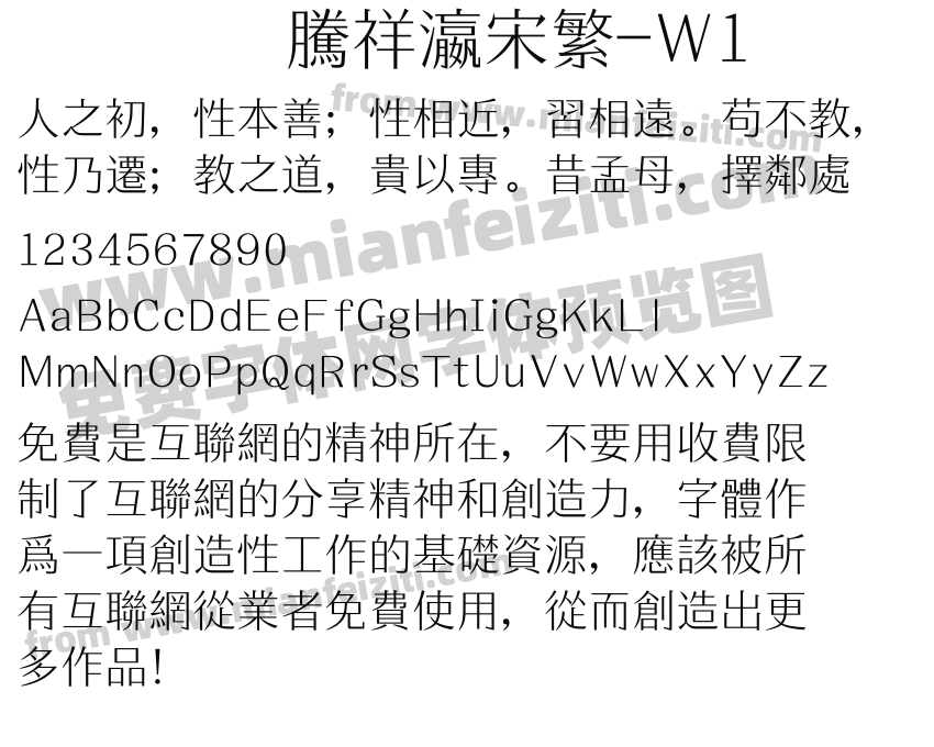腾祥瀛宋繁-W1预览图2