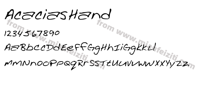 Acacias Hand预览图2