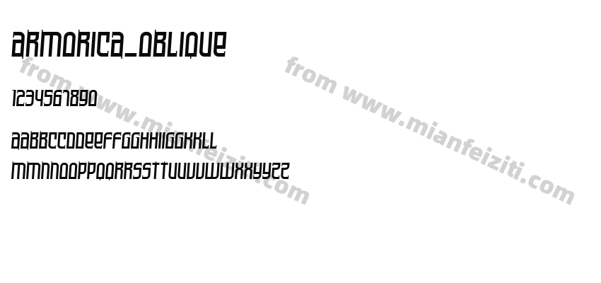 Armorica Oblique预览图2
