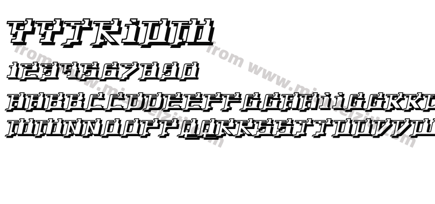 Yytrium Regular预览图2