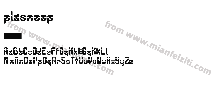 plasmoop Regular预览图2