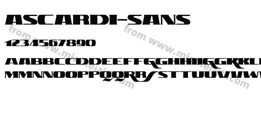 Ascardi Sans预览图2