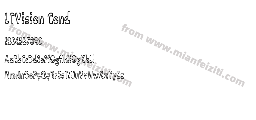 Linotype Vision Cond预览图2