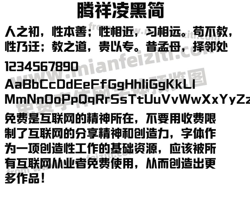 腾祥凌黑简预览图2