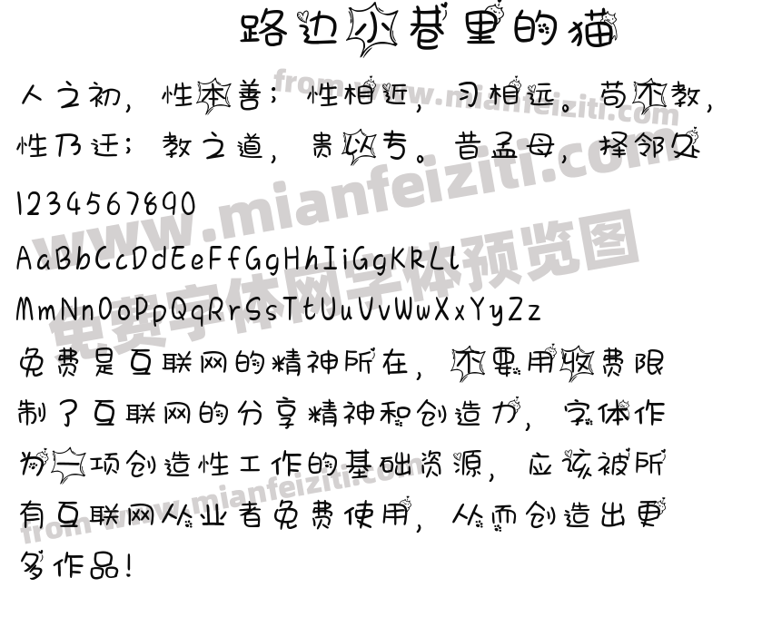 路边小巷里的猫预览图2