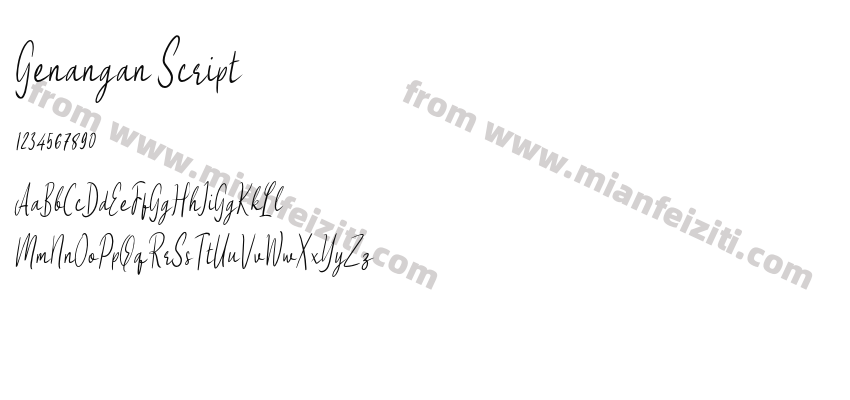 Genangan Script预览图2